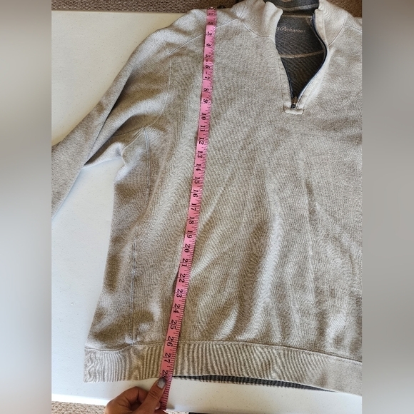 Tommy Bahama Men's Cream Quarter Zip Sweater Size 2XlL - Picture 4 of 7